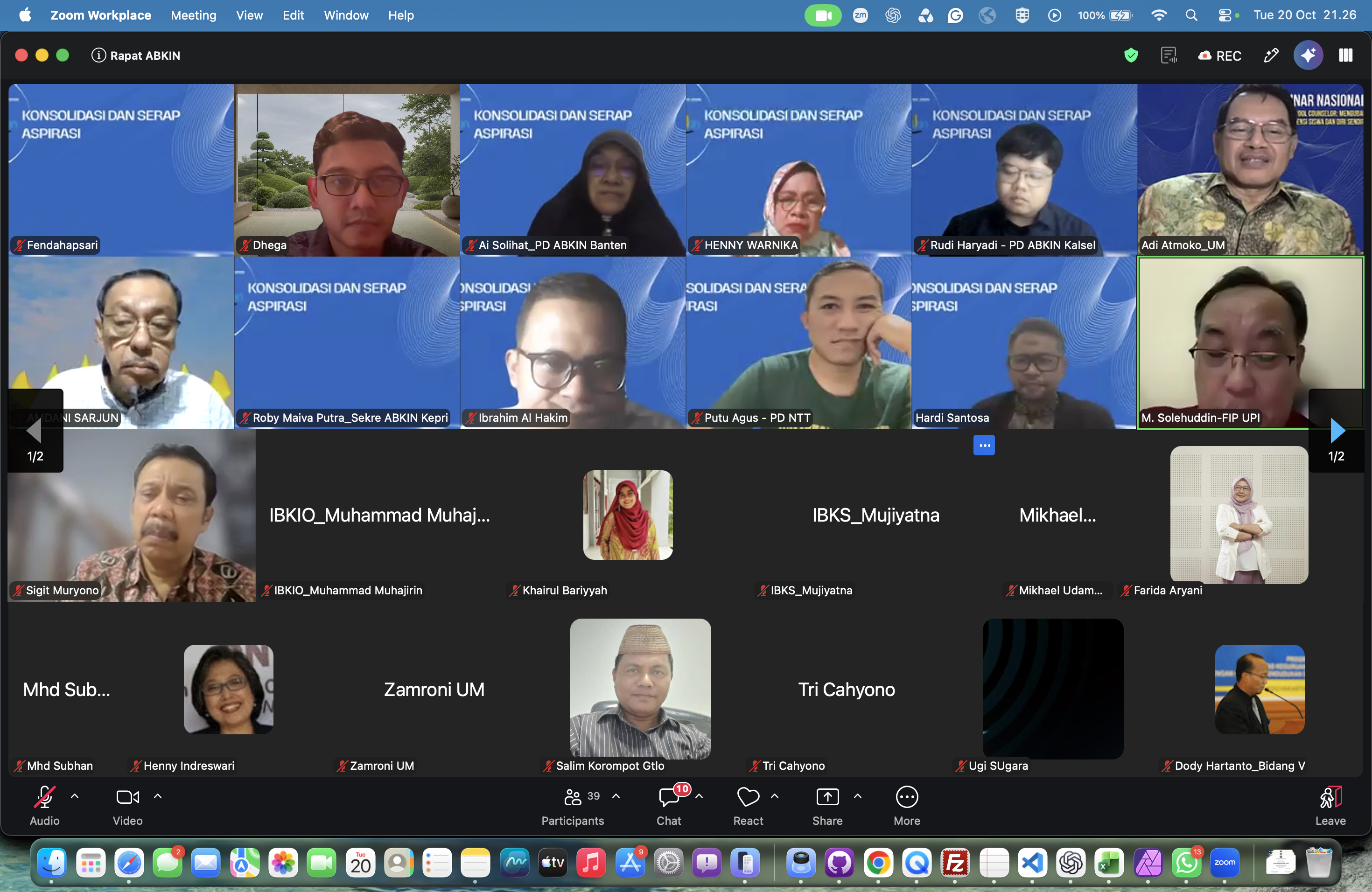 Pengurus Besar ABKIN Gelar Rapat Konsolidasi dan Serap Aspirasi Secara Virtual
